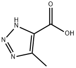 v-Triazole-4-carboxylic acid, 5-methyl- (7CI) Struktur