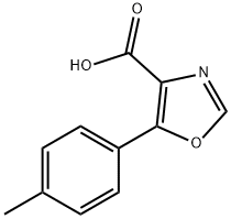 5-對-甲苯基-惡唑-4-羧酸, 89205-04-9, 結構式