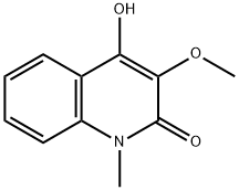 4-Hydroxy-3-Methoxy-1-Methylquinolin-2(1H)-one Struktur