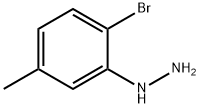 (2-broMo-5-Methylphenyl)hydrazine hydrochloride Struktur