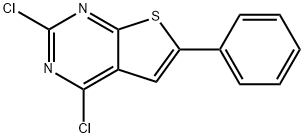 2,4-Dichloro-6-phenyl-thieno[2,3-d]pyrimidine Struktur