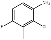 2-Chloro-4-fluoro-3-Methylaniline Struktur