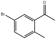 1-(5-bromo-2-methylphenyl)ethanone Struktur