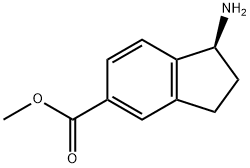 (S)-METHYL 1-AMINO-2,3-DIHYDRO-1H-INDENE-5-CARBOXYLATE Struktur