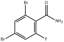 BenzaMide, 2,4-dibroMo-6-fluoro- Struktur