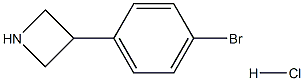 3-(4-broMophenyl)azetidine hcl Struktur