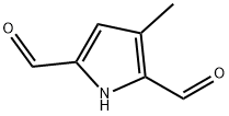 3-Methyl-1H-pyrrole-2,5-dicarbaldehyde Struktur