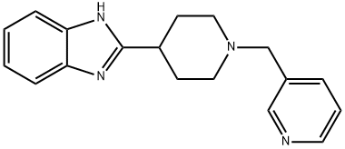 2-(1-Pyridin-3-ylMethyl-piperidin-4-yl)-1H-benzoiMidazole Struktur