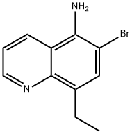 6-BroMo-8-ethylquinolin-5-aMine Struktur