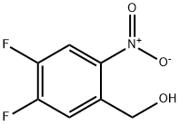 (4,5-Difluoro-2-nitro-phenyl)-Methanol Struktur