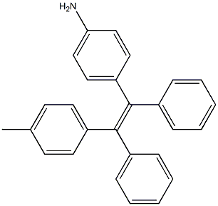 BenzenaMine, 4-[2-(4-Methylphenyl)-1,2-diphenylethenyl]- Struktur