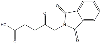 5-鄰苯二甲酰亞胺乙酰丙酸 結(jié)構(gòu)式