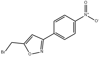 5-(BroMoMethyl)-3-(4-nitrophenyl)isoxazole Struktur