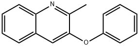 2-Methyl-3-phenoxyquinoline Struktur