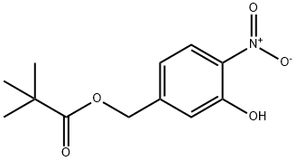 Propanoic acid, 2,2-diMethyl-, (3-hydroxy-4-nitrophenyl)Methyl ester Struktur