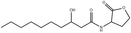 N-(3-Hydroxydecenoyl)-DL-hoMoserine lactone Struktur