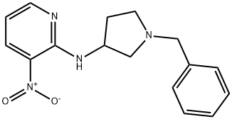 (1-Benzyl-pyrrolidin-3-yl)-(3-nitro-pyridin-2-yl)-aMine Struktur