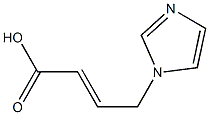 4-(1H-Imidazol-1-yl)-2-butenoic acid Struktur