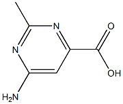 6-AMino-2-MethylpyriMidine-4-carboxylic acid Struktur