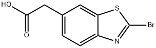 (2-BroMo-benzothiazol-6-yl)-acetic acid Struktur