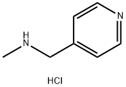 N-Methyl-1-(pyridin-4-yl)MethanaMine hydrochloride Struktur