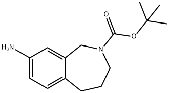 3-AMino-6-Boc-6-azabenzocycloheptane Struktur