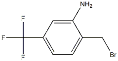 2-(Bromomethyl)-5-(trifluoromethyl)benzenamine Struktur