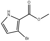 3-BROMO-1H-PYRROLE-2-CARBOXYLIC ACID METHYL ESTER Struktur