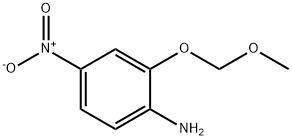 2-MethoxyMethoxy-4-nitro-phenylaMine Struktur