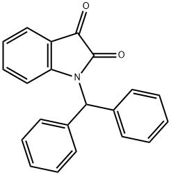 1-benzhydrylindoline-2,3-dione Struktur