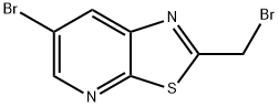 6-BroMo-2-(broMoMethyl)thiazolo[5,4-b]pyridine Struktur