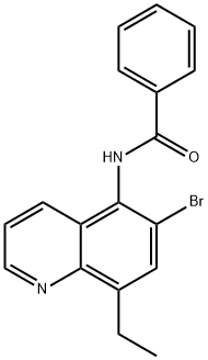 N-(6-BroMo-8-ethylquinolin-5-yl)benzaMide Struktur