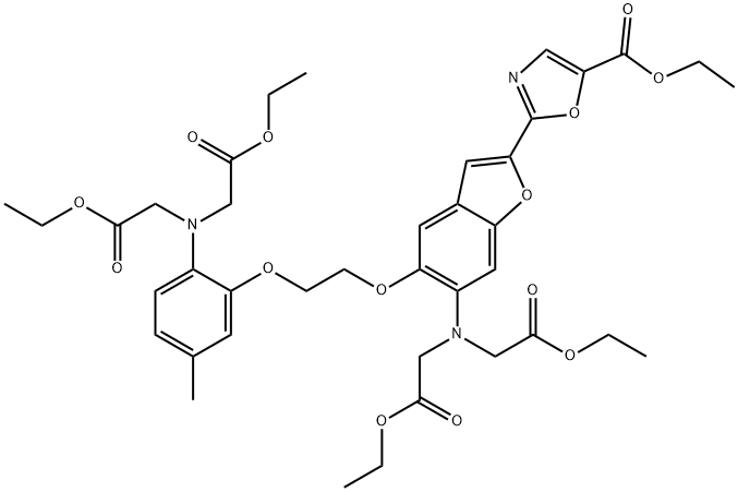 Fura-2 ethyl ester Struktur