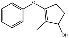 2-Methyl-3-phenoxycyclopent-2-enol Struktur