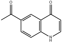 6-Acetyl-1H-quinolin-4-one Struktur