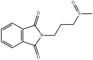 2-(3-(Methylsulfinyl)propyl)isoindoline-1,3-dione Struktur