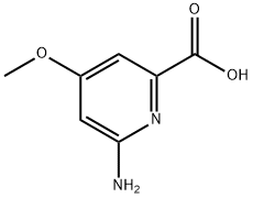 6-AMino-4-Methoxypicolinic acid Struktur