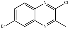 6-BroMo-2-chloro-3-Methylquinoxaline Struktur