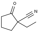 1-Ethyl-2-oxocyclopentanecarbonitrile Struktur