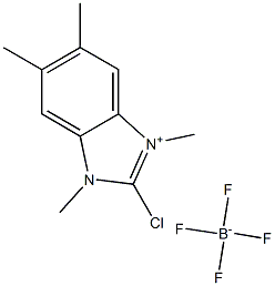 2-chloro-1,3,5,6-tetraMethylbenziMidazoliuM tetrafluoroborate Struktur