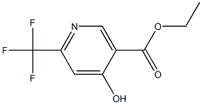 ethyl 4-hydroxy-6-(trifluoromethyl)nicotinate Struktur