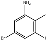 5-broMo-3-iodo-2-Methylaniline Struktur