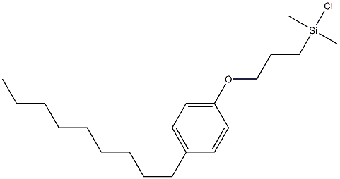 p-NONYLPHENOXYPROPYLDIMETHYLCHLOROSILANE, tech-95 Struktur