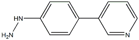 3-(4-Hydrazinylphenyl)pyridine Struktur