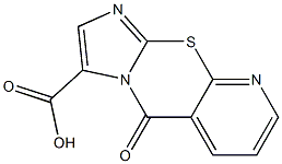 5-oxo-5H-iMidazo[2,1-b]pyrido[3,2-e][1,3]thiazine-3-carboxylic acid Struktur