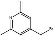 4-BroMoMethyl-2,6-diMethyl-pyridine Struktur