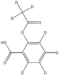 Acetylsalicylic Acid-d7 Struktur