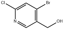 (4-broMo-6-chloropyridin-3-yl)Methanol Struktur