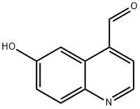 6-hydroxyquinoline-4-carbaldehyde Struktur