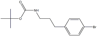 tert-butyl (3-(4-broMophenyl)propyl)carbaMate Struktur